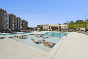 Resort-style pool and sundeck